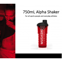 Musashi Alpha Shaker มูซาชิ แก้วเชคเกอร์ ขนาด 750ml