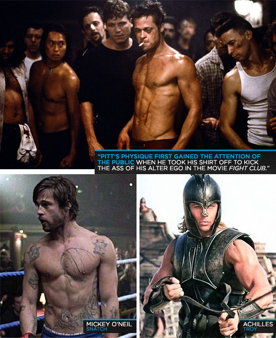 Let develop like Brad Pitt with this workout !